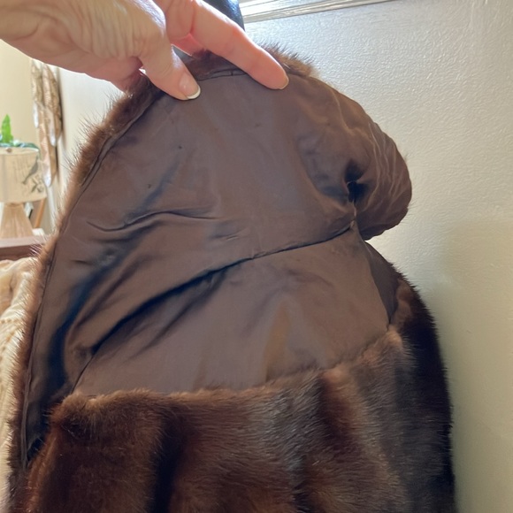 Macys Vintage little shop mink fur stole - Picture 4 of 7
